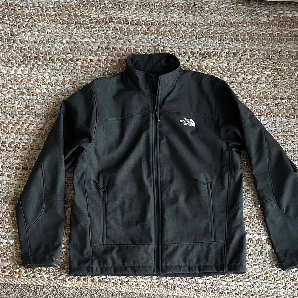men's size large fall jacket with fleece inside NORTH FACE